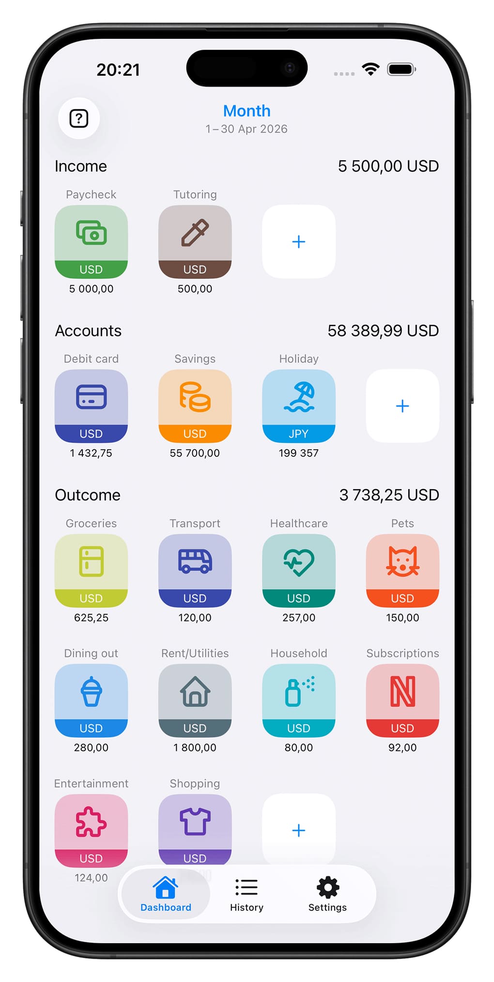 App screenshots 1